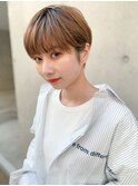 【吉祥寺/荻野元気】春ショート　白髪染　ヘナ 40代50代60代