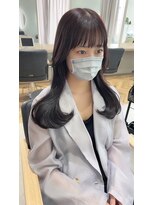 ジーナ セントラル銀座(Zina) ツヤ感カラー*ワンカール*ダークアッシュ【ZinaCENTRAL】