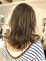 ビュートリアム265(BEAUTRIUM 265) ミディアムレイヤー/レイヤーカット/ハイライト/ベージュ/銀座