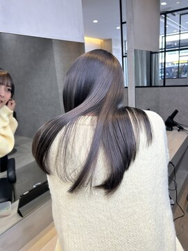 ムード タテマチ(mood tatemachi) ツヤ感シースルーグレージュ