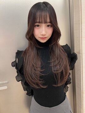 アンジェリカラボ 梅田店(ANGELICA LABO) 可愛い顔まわりにトレンドレイヤー×韓国っぽヘア〔川又〕