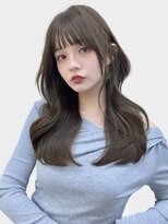 ユーフォリア 青山(Euphoria)&nbsp;透明感ブリーチなしアッシュカラー韓国風艶感小顔カール