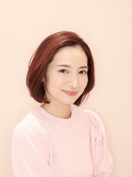 アンベリールフルー(EMBELLIR fleur) ニュアンスパーマの大人ボブ　３０代４０代５０代