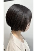 丸みショートボブ