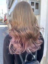 プルメリアドット(Plumeria.)&nbsp;ベージュ＆pink