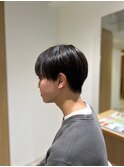 MEN'SHAIRアッシュブラックベリーショートダークアッシュ
