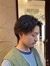【新規学割U24】平日MEN’S限定 カット+シャンプー＋ブロー_3500円
