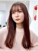 Say.黒髪ボブルフネビージュ小顔ワンレンロングレイヤー表参道