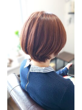 アステリズム(Asterism) 【Asterism アステリズム】カシスで色っぽ♪うる艶ショートボブ