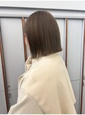 黒髪/ボブルフ/ネビージュ/小顔/ワンレン/矢場町/髪質改善/前髪