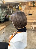 白髪ぼかしブリーチ無しダブルカラーカットトリートメント15400