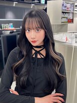 シイム(CYM)&nbsp;韓国レイヤー/イヤリングカラー/ブロンドベージュ×黒髪