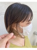 白髪を生かすインナーカラー【那覇美容室ALVA】