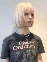 フェブミエル(fev miel) White blond / bob cut