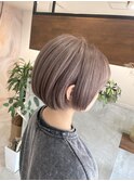 【ミルクティーグレージュ×コンパクトボブ】by タナカ