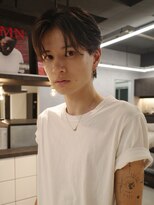 アンサー 渋谷(ANSWER)&nbsp;ニュアンスパーマ毛流れセンターパートナチュラル韓流ヘア