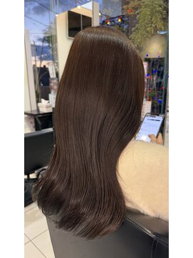 スティル(Steel) ☆ブリーチ無し暖色艶カラー☆