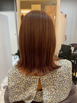 髪質改善/顔周りレイヤーカット/グレージュ[千葉/千葉駅]