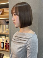 ロンド 表参道店(Lond)&nbsp;切りっぱなしボブ 丸みボブ 縮毛矯正 髪質改善