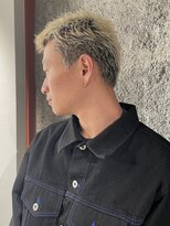 ブロック ジャポン(bloc japon)&nbsp;メンズショート 抜きっぱなしブロンド ブリーチ 池田佑輔