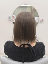 インク バイ アルテフィーチェ 西宮(ink by artefice)&nbsp;ミルクティーベージュ　×   ボブ