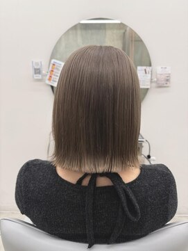 インク バイ アルテフィーチェ 甲子園口(ink by artefice) ミルクティーベージュ × ボブ