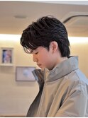 毛流れセンターパート