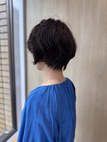 リファインド(REFINED) ひし形のマッシュショート×ニュアンスパーマ 五十嵐
