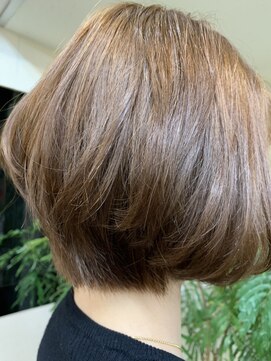 ルポ(Repos) ブラウンベージュ×ふんわりボブ☆【Repos 東大宮】