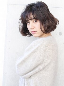 ドゥーア 代官山(Door) ラフウェーブボブ