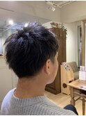 刈り上げツーブロショート