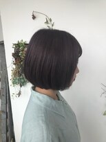 シーン(hair design SCENE)&nbsp;≪谷添担当≫パープルブラウン×内巻きボブ☆