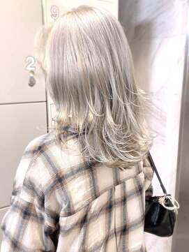 リリー(Lilley) 【Lilley 稲永麻衣】ブリーチカラー＋韓国ヘア 天神/今泉