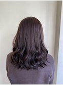透明感パープルブラウン
