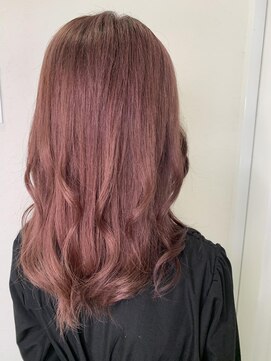 ヘアスタジオ マテリアル(hair studio Material) - ピンクカラー -