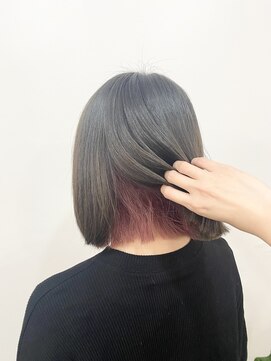 ルヴェルヘアー(Revel hair) インナーカラー×ピンク