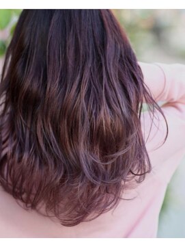 ボアップ 新居浜店(boappu) #グラデーション #ピンク #カラー #ピンクベージュ