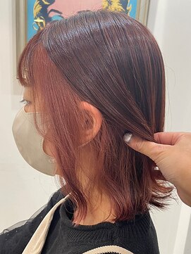 ドレス(Dress) インナーカラーピンクベージュ