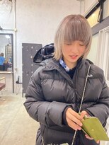 レトラ(LetrA)&nbsp;ウルフボブ/ホワイトベージュ