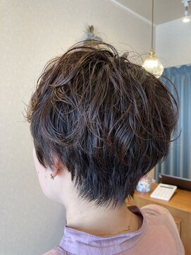 カフー(kafu) パーマ ショートボブ