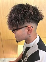 ニアウ 太田店(Niau)&nbsp;ツイストスパイラルパーママッシュメンズパーマ波巻きパーマ