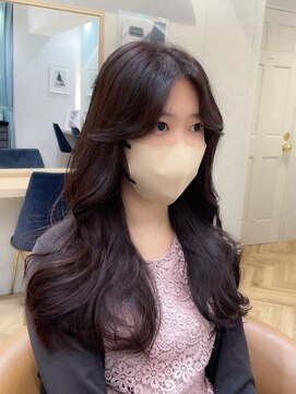 ロンドプランタン 恵比寿(Lond Printemps) ロングレイヤーでつくる韓国くびれヘアグレージュカラー