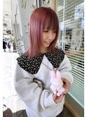 鮮やかなくすみピンク