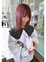 オリビアヘアー(OLIVIA HAIR) 鮮やかなくすみピンク