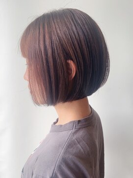 モリオフロムロンドン 原宿本店(morio from London) 【morio原宿】骨格矯正ボブ 耳かけ 丸みボブ