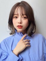 ホスタ 大阪梅田店(fosta)&nbsp;ベージュインナーカラーショートボブレイヤーミディアム前髪