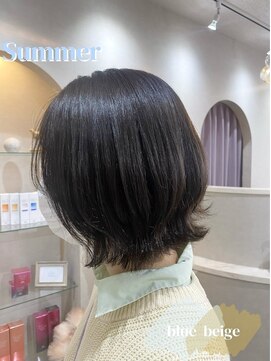 カラークチュール(Color Couture) ボブウルフ/グレージュカラー/黒髪/ココアベージュ/前髪/韓国