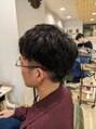 ヘアサロン ナノ(hair salon nano) 癖を活かして柔らかい仕上がり。メンズスタイルお任せください
