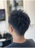 ツーブロックショート
