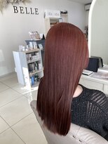 ベルバイグレイス(BELLE by grace)&nbsp;ブリーチ無しWカラーピンクブラウン